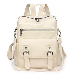 Nouveau sac à dos vintage simple pour <span class=keywords><strong>femme</strong></span>, grande capacité, résistant à l'usure, pour voyage, extérieur, école, étudiant - Product Image 2