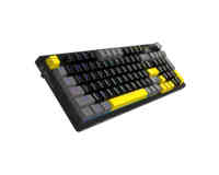 JEDEL Keyboard Mekanik Baru 97 Tombol Tiga Mode dengan Layar LCD dan Tombol Putar untuk Laptop Komputer Desktop