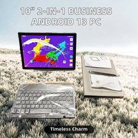 Nouvelle tablette PC Android 13.0 2-en-1 de 10 pouces pour entreprise avec processeur MTK 12 Go de RAM 512 Go de ROM 2,0 GHz, clavier GSM, souris, stylet, Wi-Fi