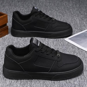 Chaussures de sport décontractées pour hommes, respirantes, à lacets, avec semelle extérieure antidérapante en TPU et tige en toile, modèle hiver sportif, très vendues - Product Image 1