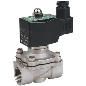 2S Loại SS304 Thép Không Gỉ DIN Nối Solenoid Valve