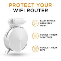 Bangcheer Wi-Fi Cable de montaje en pared Cajas de almacenamiento de línea de alimentación Cubierta de bajo precio para TP-Link Deco M5 Home Wi-Fi Routers Clasificador incluido