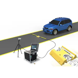 Factory price Mobile under vehicle inspection system with license plate recognition software 1 year warranty