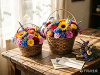 Nouveauté, boîte en carton artisanal écologique personnalisée, boîte en papier pour l'emballage des fleurs, petit panier en carton pour cadeau