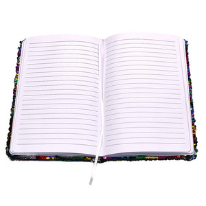 Logotipo personalizado niñas sirena A5 bordado <span class=keywords><strong>libro</strong></span> 80 hojas 160 páginas Color diario Bloc de notas 60 hojas cuaderno carpeta Bloc de notas - Product Image 3