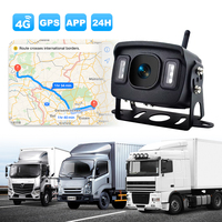 Camión Volquete 4G AHD 1080P Gran Angular 12-24V IP68 Impermeable Visión Nocturna Infrarroja GPS Control por Aplicación Asistencia de Estacionamiento Profesional