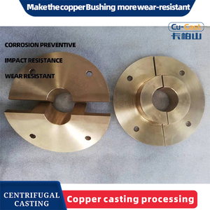 ZCuSn10Pb10ซีเอ็นซีเปลี่ยนชิ้นส่วนเครื่องจักรกลแบริ่งแขน Flanged - Product Image 6