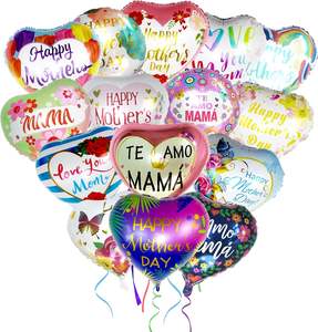 Globos de Papel de Aluminio Coloridos con Forma de Corazón para el Dí<span class=keywords><strong>a</strong></span> de la Madre, Te Quiero Mamá, 18 Pulgadas, Decoraciones para el Dí<span class=keywords><strong>a</strong></span> de la Madre, Cumpleaños de la Abuela - Product Image 2