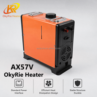 Chauffage de stationnement diesel OkyRie AX57V à 4 sorties d'air, 5KW, tout-en-un, équipement de chauffage portable pour cabine