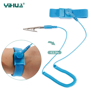 Bracelet antistatique YIHUA, éliminateur de charge statique, bracelet de poignet antistatique, bracelet élastique pour poignet, W218 - Product Image 5