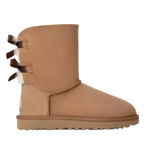 Botas de Nieve para Mujer, Diseño <span class=keywords><strong>Bailey</strong></span> Bow II, Nuevas para Invierno 2025, de Piel de Oveja, Altura Media - Product Image 1