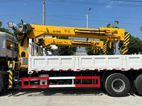 Grue montée sur camion multifonctionnelle CLW 6x4 12 tonnes avec tarière