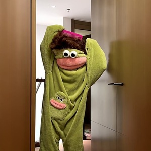 Pigiama Intero in Peluche Ispessito Caldo Invernale Estivo a Forma di Mostro Cartone Animato, Asciugatura Rapida, in Spandex/Cotone, per Bambini e Adulti - Product Image 4