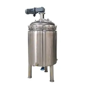 Endüstriyel sıvı mikser makinesi 500 litre karıştırma tank makinesi karıştırıcı karıştırma tankı ceket karıştırma tankı