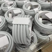 Vente en gros de câble de charge rapide 60W C C Macaron couleur tressé PC Nylon 2.1A pour smartphone sans fil écouteur lecteur de codes à barres