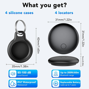 Mini Rastreador Inteligente con APP Find My, Dispositivo Antipérdida y Localizador para Bicicletas, Llaves y Coches, de Plástico Duradero con Batería de Litio - Product Image 5