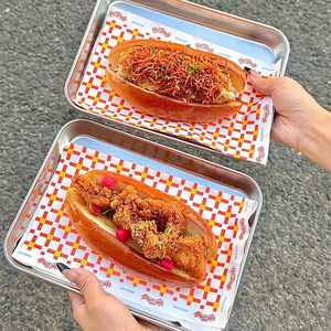 Custom Printed PE Disposable Greaseproof Waterproof Recyclable Biodegradable Food Grade Sandwich <b>Paper</b> for Bread Cake Pizza - Product Image 5