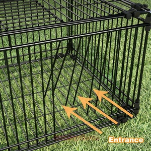 กรงดัก<span class=keywords><strong>นก</strong></span>แบบสี่ประตู สำหรับกู้ภัยสัตว์ป่าในเมือง ใช้งานกลางแจ้ง พร้อมระบบกลับอัตโนมัติ - Product Image 3