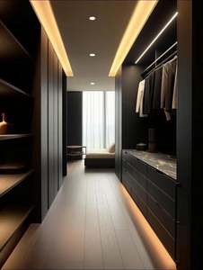 Recién llegado, armario portátil moderno personalizado de madera maciza para uso en el dormitorio del hogar, armario de dormitorio Armable - Product Image 6