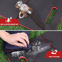 Tapis de genouillère portable en mousse EVA gaufrée haute densité, imperméable et pliable, pour réparation automobile en extérieur, coussin de protection