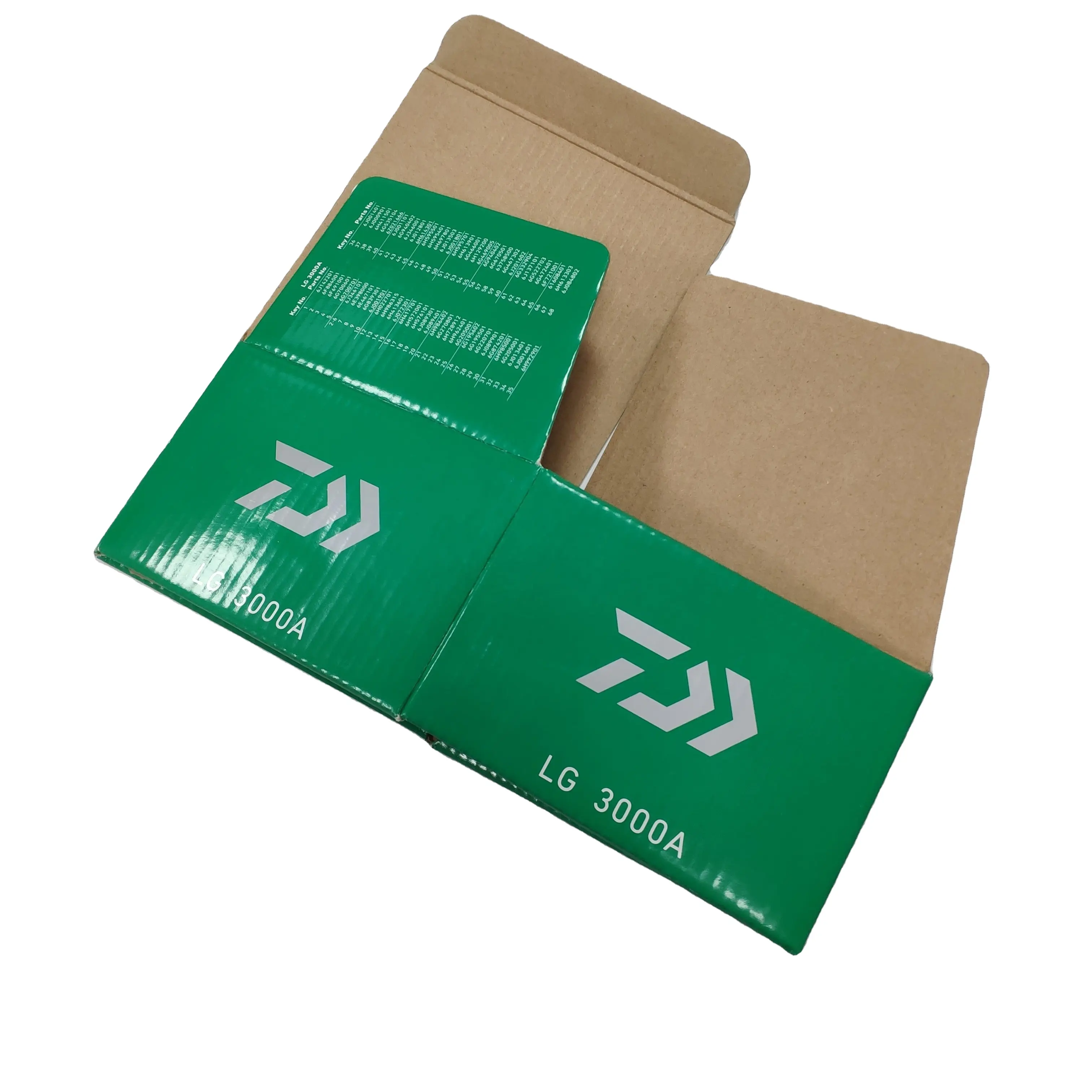 Boîte d'emballage brillante Boîte en carton d'expédition avec fond à verrouillage automatique pour les produits 3C