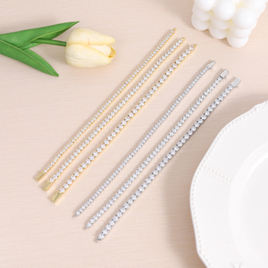 남성용 힙합 금도금 구리 다이아몬드 링크 체인 목걸이 3mm/4mm/5mm 풀 아이스드 아웃 CNAS 인증 파티용 - Product Image 3