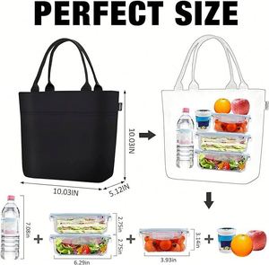 Adult Leak-Proof Polyester Handle Shopping Bags Insulated Lunch Bags for Daily Life Custom Accept Design Cooler Bags for Works - Product Image 4