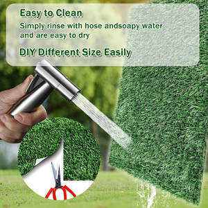 Césped Artificial para Mascotas de Alta Calidad, Fácil de <span class=keywords><strong>Limpiar</strong></span>, Precio al por Mayor, Personalizado, OEM, para Exteriores, Suministros para la Eliminación de Desechos de Mascotas - Product Image 4