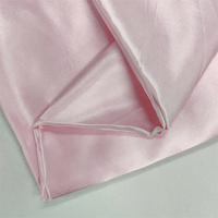 Tissu de rideau en satin polyester antistatique coloré personnalisé pour le salon
