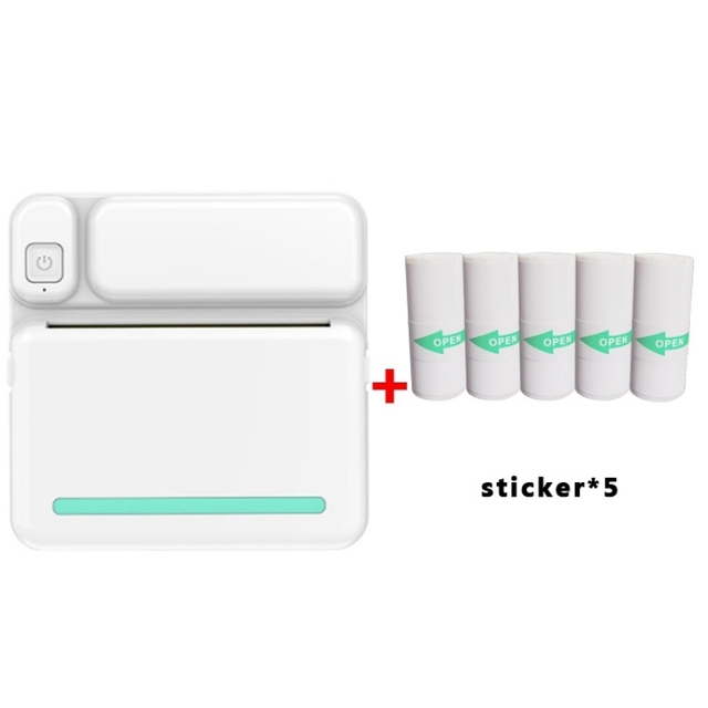 Dropshipping New Arrival Inkless Printer C19 200DPI Student Homework Mini Printer Thermal Inkless Sticker Printer