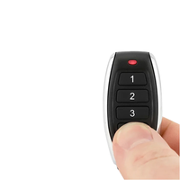 Télécommande sans fil universelle 433 MHz pour portes de garage, émetteur à code roulant 4 boutons, contrôleur de portail 6V RF sans fil