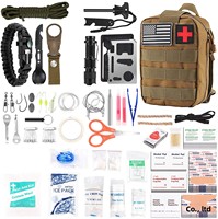 Kit d'outils de survie en plein air transfrontalier PTGE, équipement tactique multifonctionnel EDC pour le camping et l'autodéfense