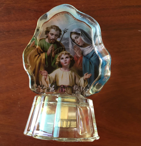 Katholischen ST.Joseph glas religion taufe geschenk MH-G0418 - Product Image 3