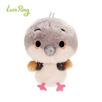 Llavero de Peluche de Pájaro Personalizado de 10 cm, Muñeco Suave para Souvenir de Parque Temático, Proveedor de Regalos, Fábrica, Mini OEM ODM