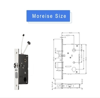 Cerradura Inteligente de Seguridad de Acero Inoxidable sin Llave con Tarjeta RFID para Hotel, Compatible con SDK para Madera/Aluminio