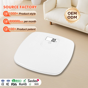 Nueva pantalla LCD de plástico Abs completa, báscula de pesaje corporal para el hogar de 180Kg con interruptor automático de encendido/apagado, comodidad de ahorro de <span class=keywords><strong>energía</strong></span> - Product Image 1