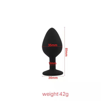 Kabelloser Ferngesteuerter Analplug mit 10 Vibrationsstufen aus Silikonmaterial SM-Spaß-Sexspielzeug für Frauen