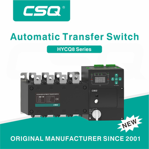 <span class=keywords><strong>Interruptor</strong></span> de Transferencia Automática Industrial CSQ HYCQ8 125A-630A 4P con puerto programable de comunicación LCD RS485 ajustable - Product Image 2