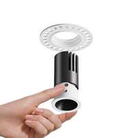 Downlight LED Empotrable sin Marco de 45mm, Aluminio, 5W 8W, Alto CRI Ra90, Foco de Techo Empotrado para Iluminación Interior
