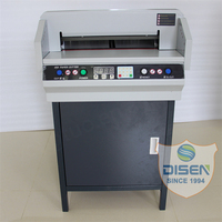 Máquina de Corte de Papel Digital Eléctrica 450VS+ Tamaño A4/A3 450mm de Alta Seguridad con Motor Computarizado y PLC para Libros y Álbumes