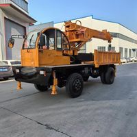 Zuverlässiger 8-Tonnen-Hebekran für Pickup-Trucks mit optionaler Winde und Raupendumper, 25m Hubhöhe