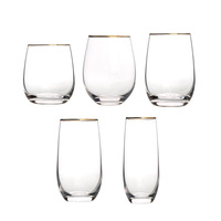 Gran oferta, barra de cocina moderna, cristal transparente, té, agua, cerveza, copa de vidrio para beber Highball