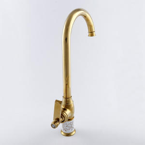 Grifo de Cocina Monomando Estilo Antiguo, 2.0-2.9 gal/m, Válvula de Cerámica, Rotación de 360 Grados, Montaje en Encimera, Diseño Europeo - Product Image 2