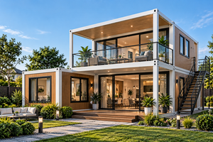 Casa Contenedor Modular de Acero, Completamente Amueblada, Prefabricada, Plegable, con Estructura de Acero Galvanizado y Aluminio - Product Image 6
