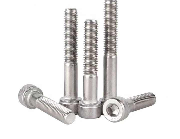 304 Stainless Steel thick rod halftooth hexagon screw cylindrical cup