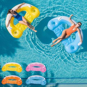 Best Quality PVC <b>Inflatable</b> <b>Pool</b> Floats Adult Lounger Chairs with Cup Holders Handles <b>for</b> <b>Pool</b> Lake River Sea Party - Product Image 1