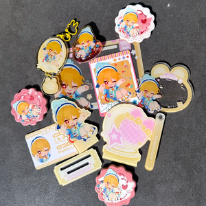 Bâton <span class=keywords><strong>de</strong></span> check-in en acrylique KPOP Kawaii, bâton <span class=keywords><strong>de</strong></span> check-in personnalisé pour les lieux célèbres et les plats délicieux, logo personnalisé - Product Image 5