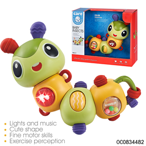 Luminaire musical réaliste en plastique pour bébé, <span class=keywords><strong>hochet</strong></span> d'insecte, produits de tous types-jouets avec cloches - Product Image 6