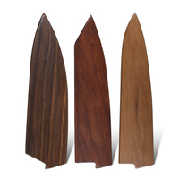 Funda protectora de madera OEM ODM para cuchillos, tipo Saya, de nogal negro