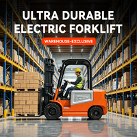 Chariot élévateur électrique personnalisable avec pneus pleins, alimenté par batterie au plomb-acide, homologué CE, transpalette professionnel à traction intégrale